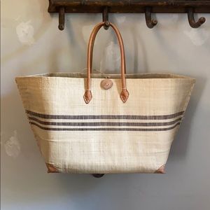 Hand Made ONIGO Canvas Pool or Beach Bag